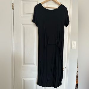 Cotton high-low t-shirt dress